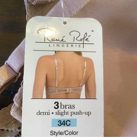 🌸3 Pack Lace Bra Demi Slight Push - Picture 5 of 7